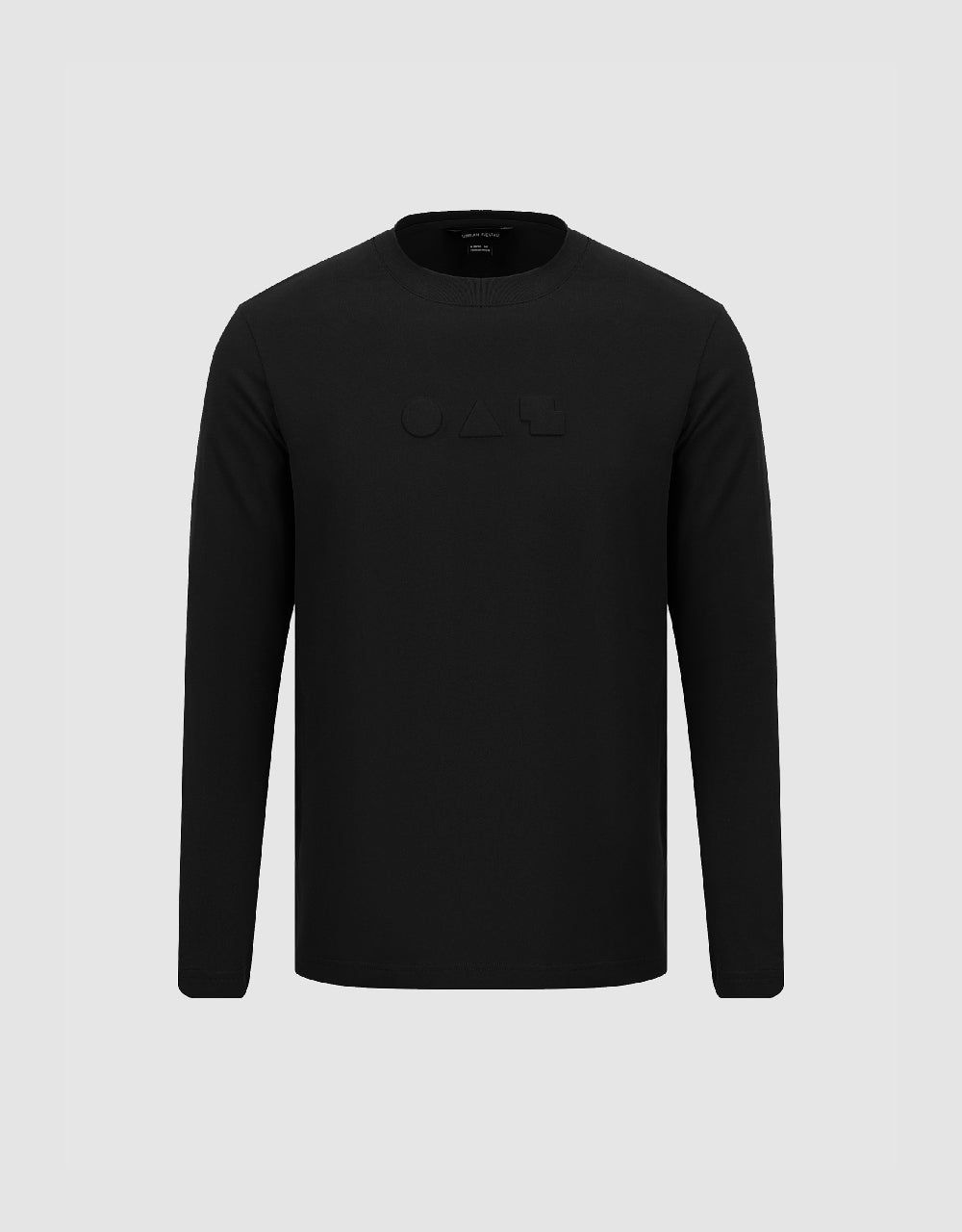 Shape Embossed Crew Neck T-Shirt sold by Urban Revivo