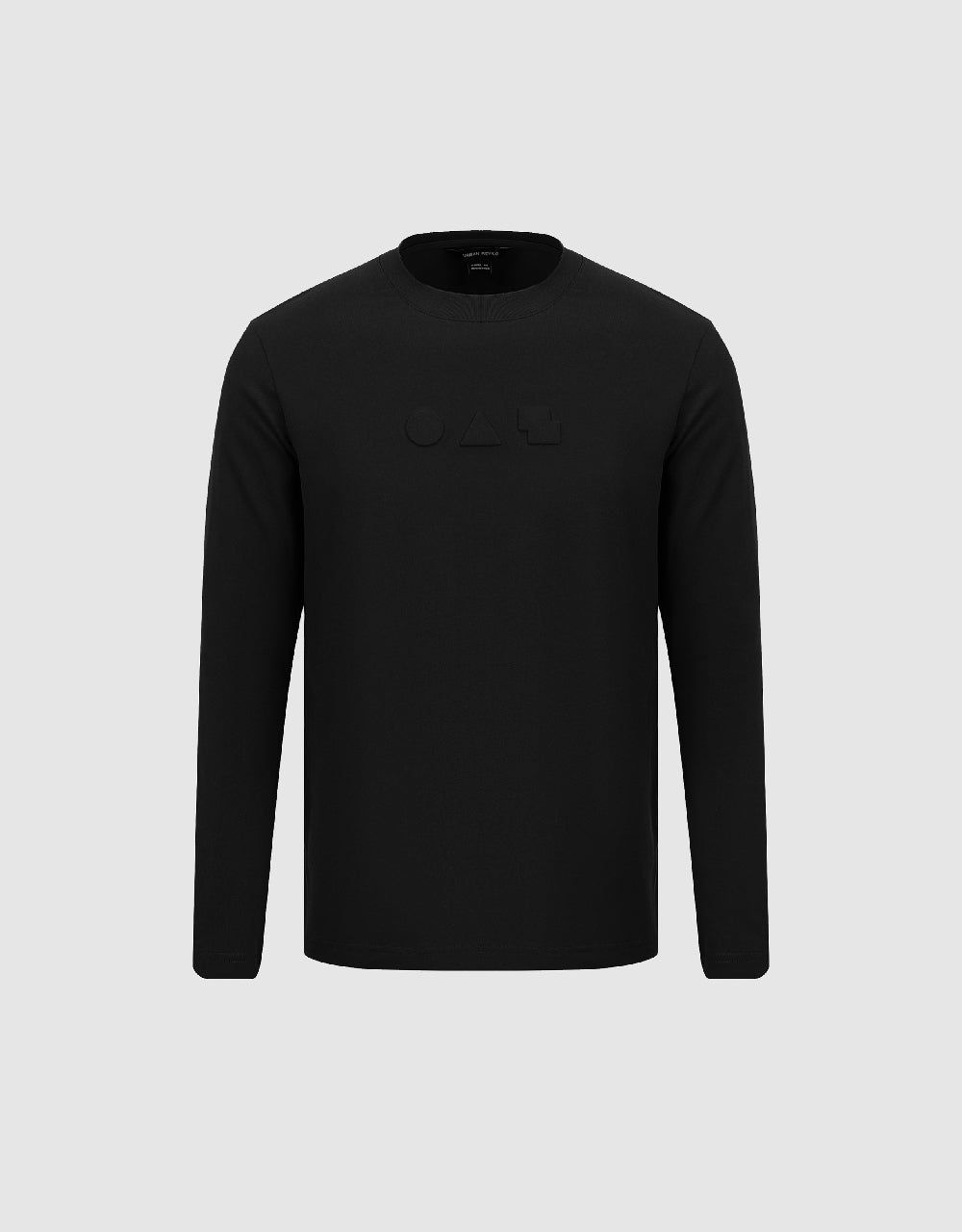 Shape Embossed Crew Neck T-Shirt sold by Urban Revivo product image thumbnail 5