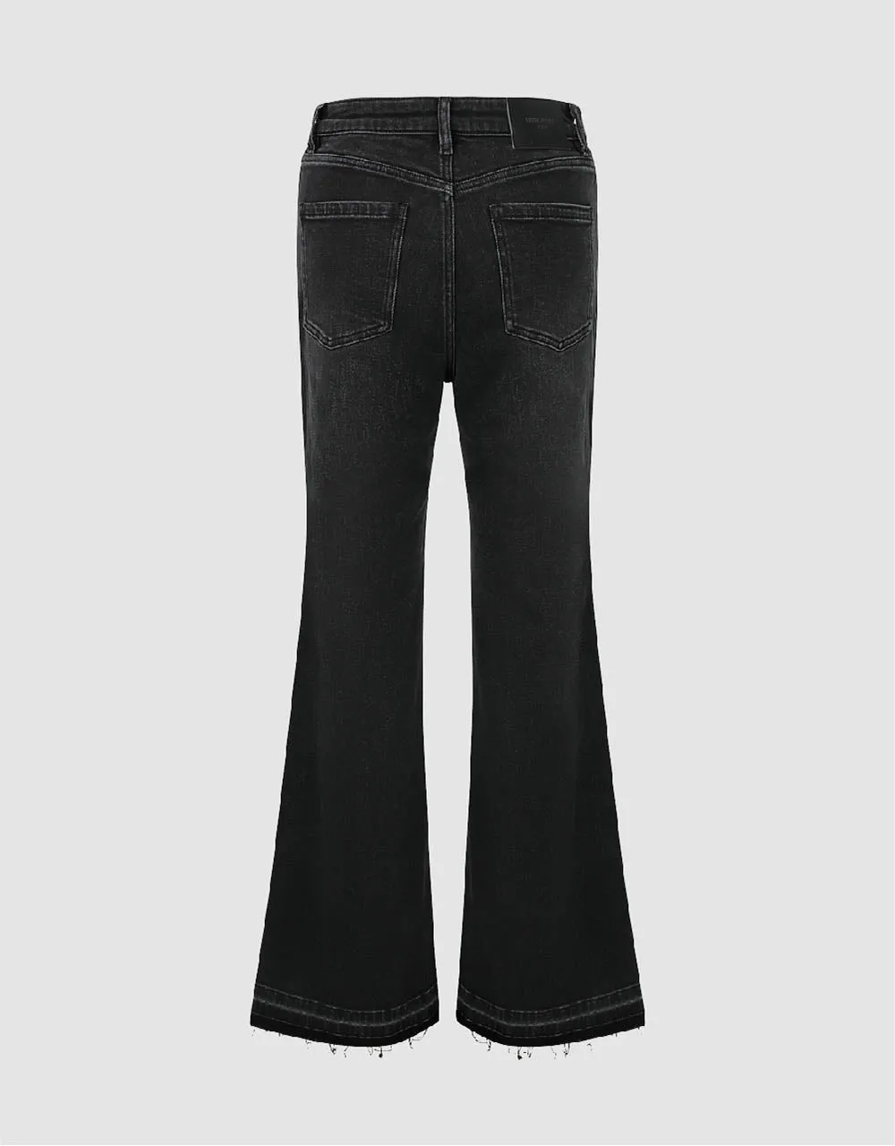 Raw Hem Flare Jeans sold by Urban Revivo product image thumbnail 3
