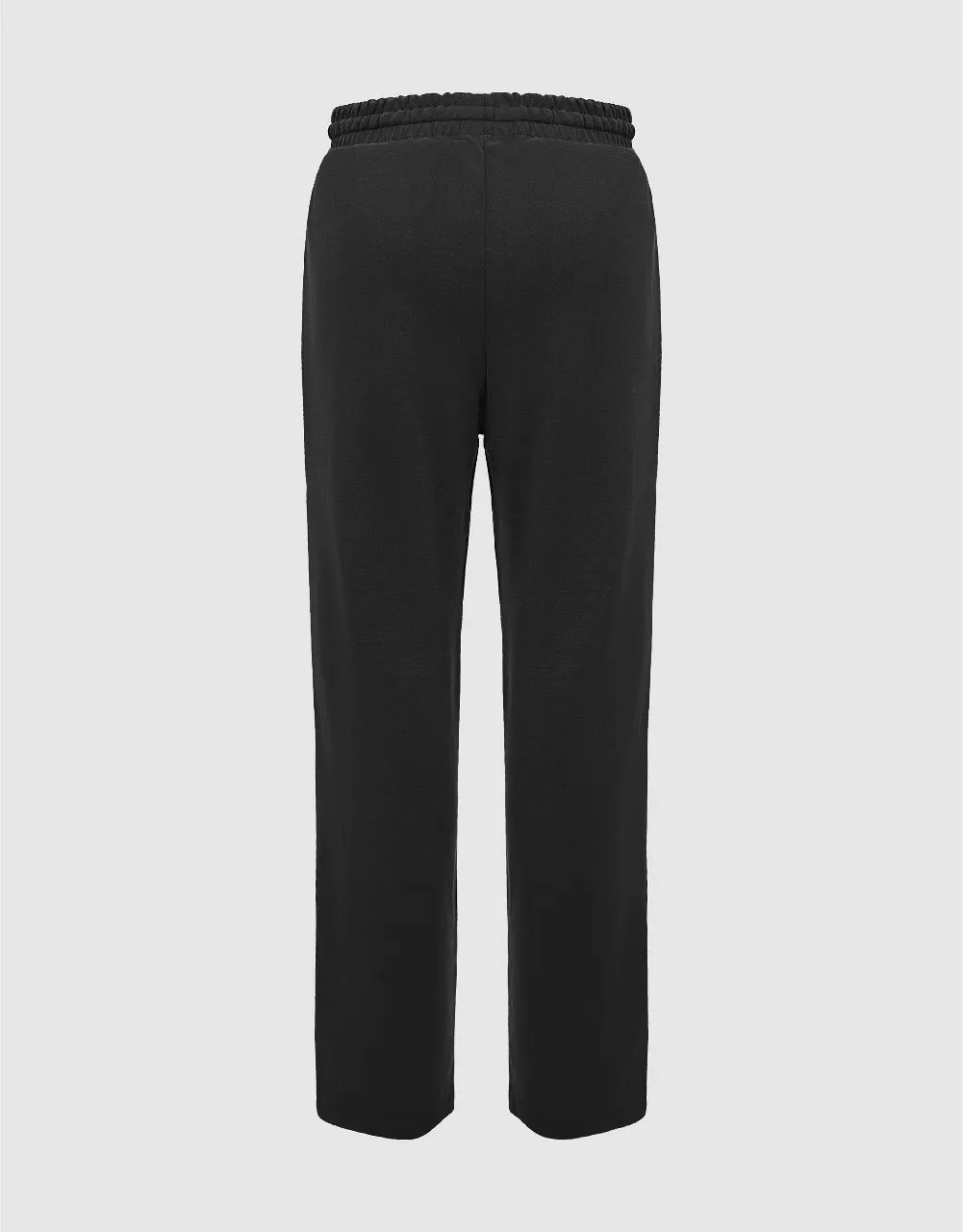 Drawstring Waist Knitted Straight Pants sold by Urban Revivo product image thumbnail 3