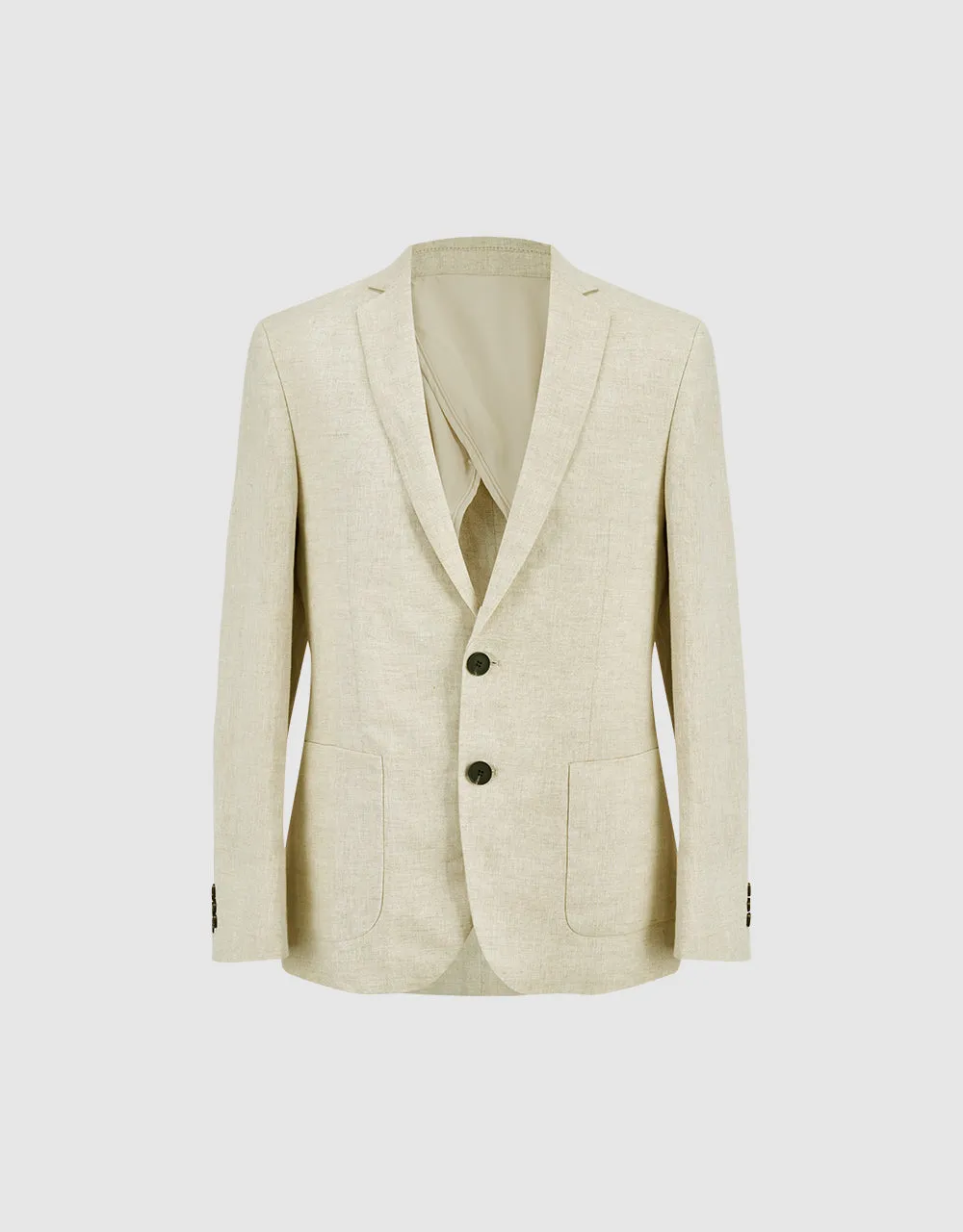 Notch Lapel Straight Blazer sold by Urban Revivo product image thumbnail 2