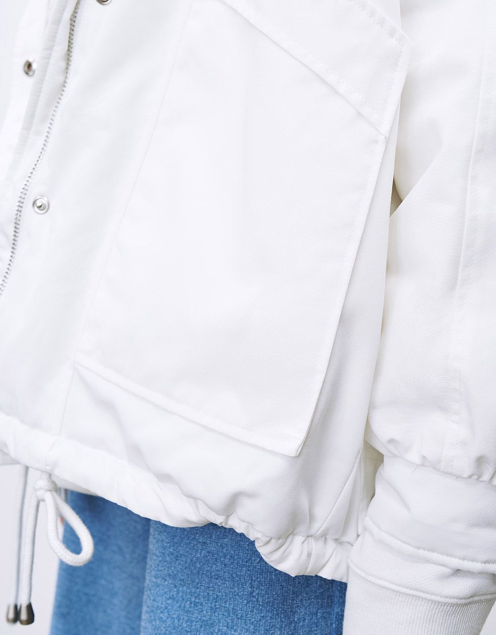 Fuzzy Trim Hooded Winter Coat sold by Urban Revivo product image thumbnail 5