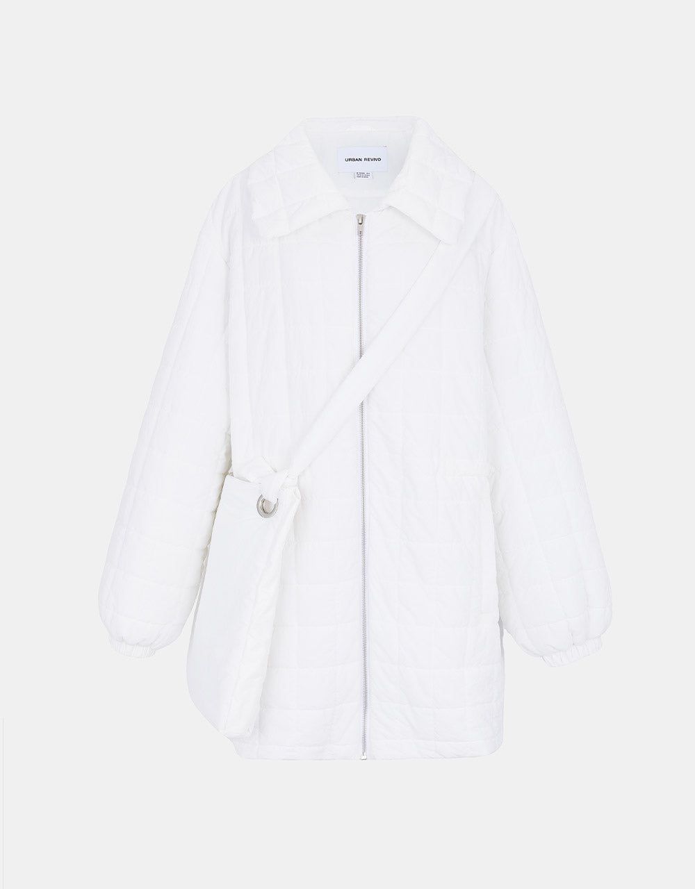 Drawstring Waist Quilted Winter Coat sold by Urban Revivo