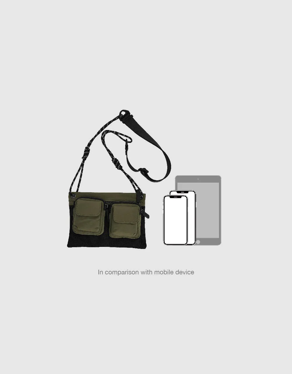 Multi-Pocket Crossbody Bag sold by Urban Revivo product image thumbnail 2