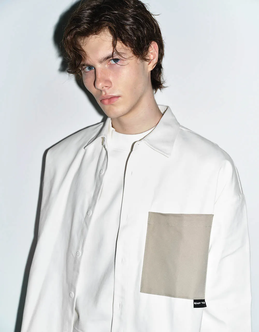 Button Up Oversized Shirt sold by Urban Revivo product image thumbnail 5