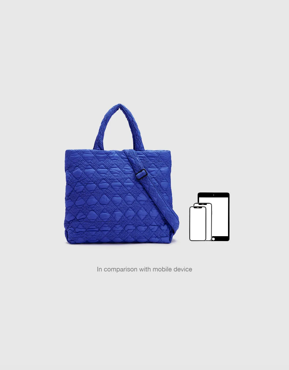 Textured Tote Bag sold by Urban Revivo product image thumbnail 2