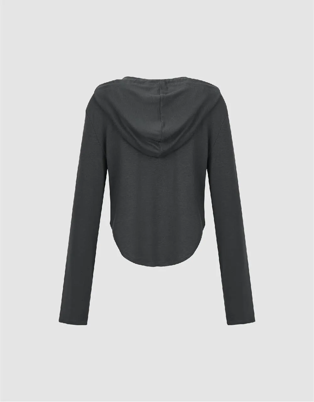 Hooded Straight Knitted T-Shirt sold by Urban Revivo product image thumbnail 5