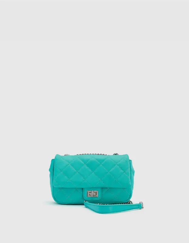 Flip Front Quilted Shoulder Bag sold by Urban Revivo