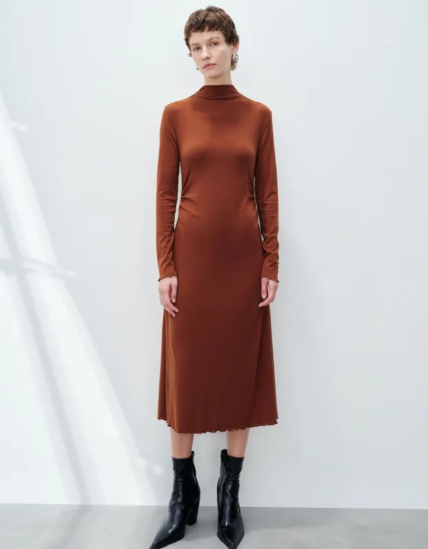 Mock Neck Skinny Dress made by Urban Revivo