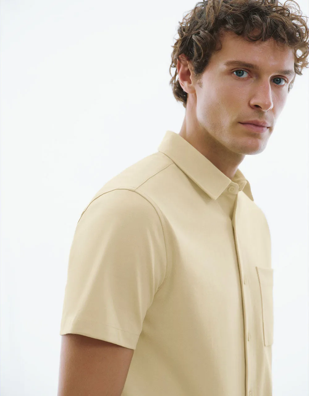 Button Up Loose Shirt sold by Urban Revivo product image thumbnail 4