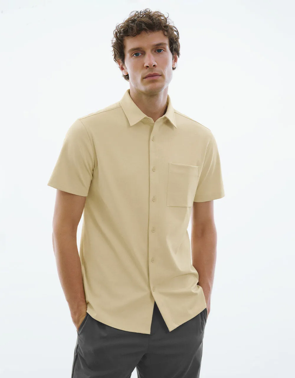 Button Up Loose Shirt sold by Urban Revivo