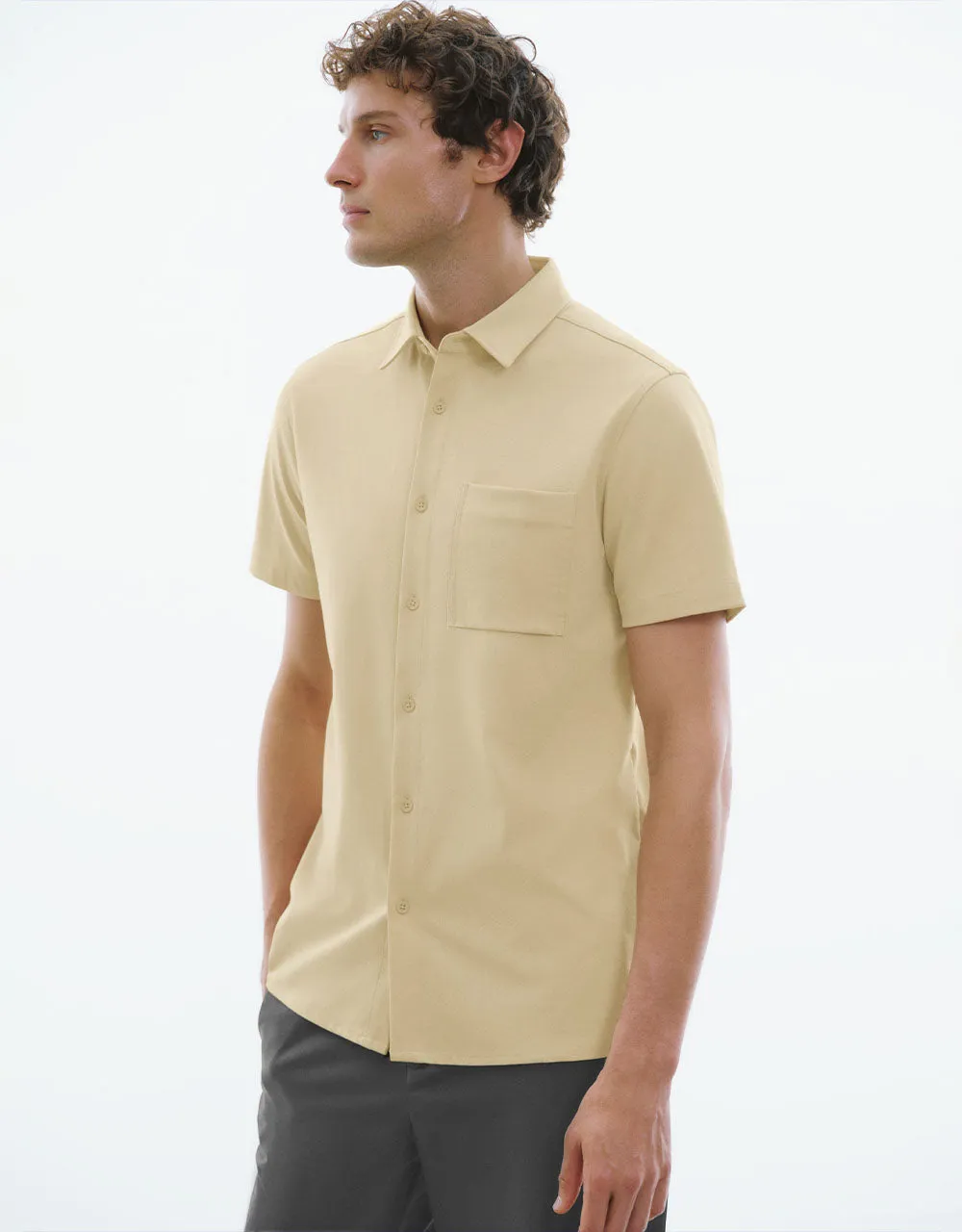 Button Up Loose Shirt sold by Urban Revivo product image thumbnail 3