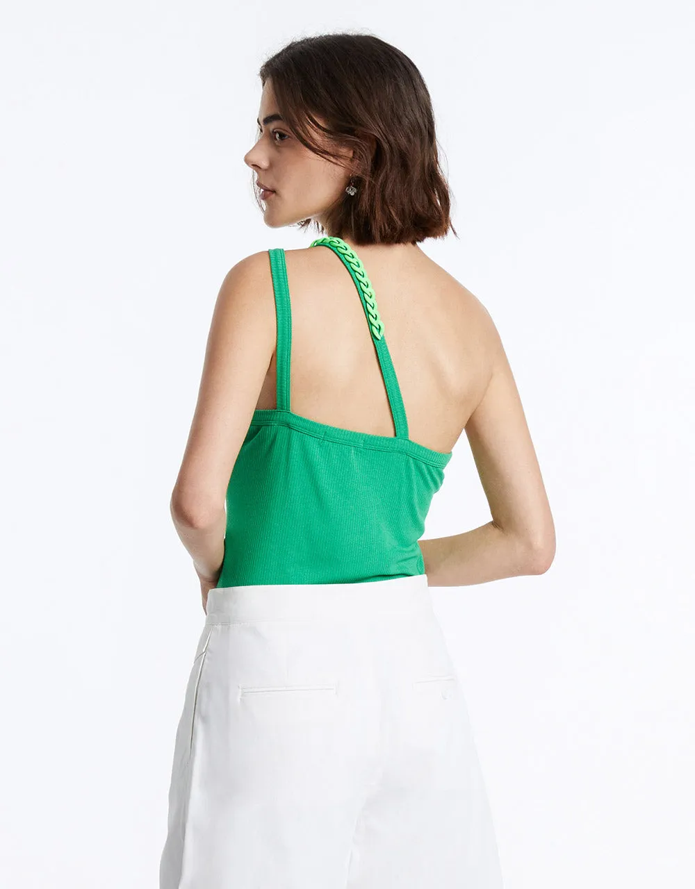 Chain Detail One Shoulder Top sold by Urban Revivo product image thumbnail 3