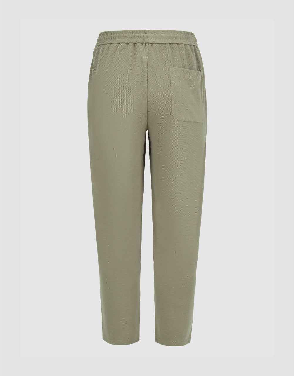 Drawstring Waist Knitted Straight Pants sold by Urban Revivo product image thumbnail 2