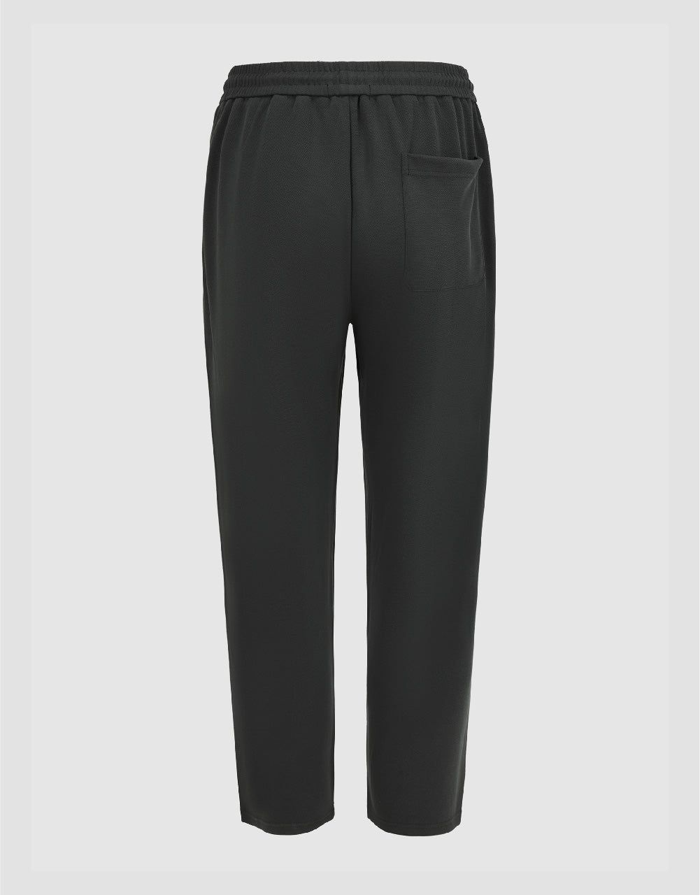 Drawstring Waist Knitted Straight Pants sold by Urban Revivo product image thumbnail 4