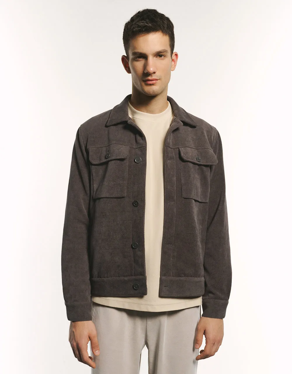 Button Up Straight Padded Coat sold by Urban Revivo