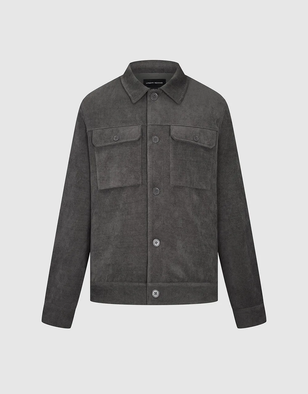 Button Up Straight Padded Coat sold by Urban Revivo product image thumbnail 2