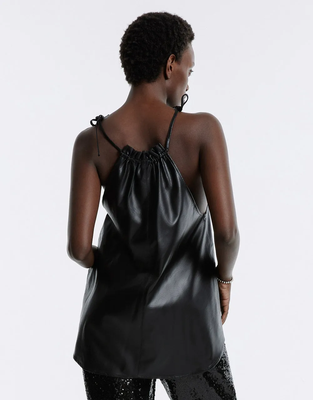 Tie Detail Halter Neck Top sold by Urban Revivo product image thumbnail 3
