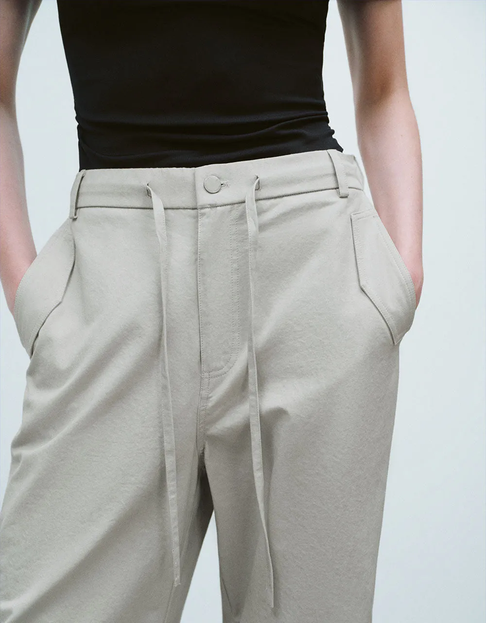 Loose Straight Pants sold by Urban Revivo product image thumbnail 5