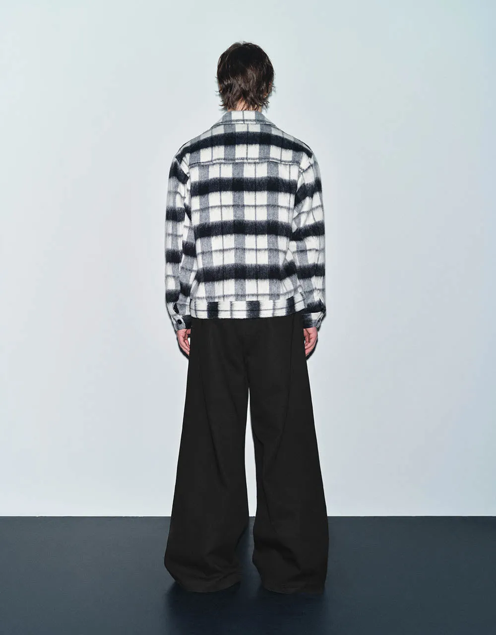 Plaid Woolen Straight Jacket sold by Urban Revivo product image thumbnail 4