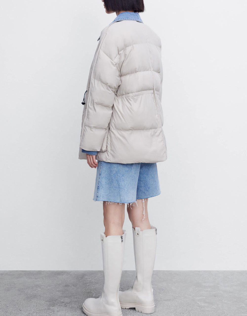 2 In 1 Shirt Collar Padded Coat sold by Urban Revivo product image thumbnail 4