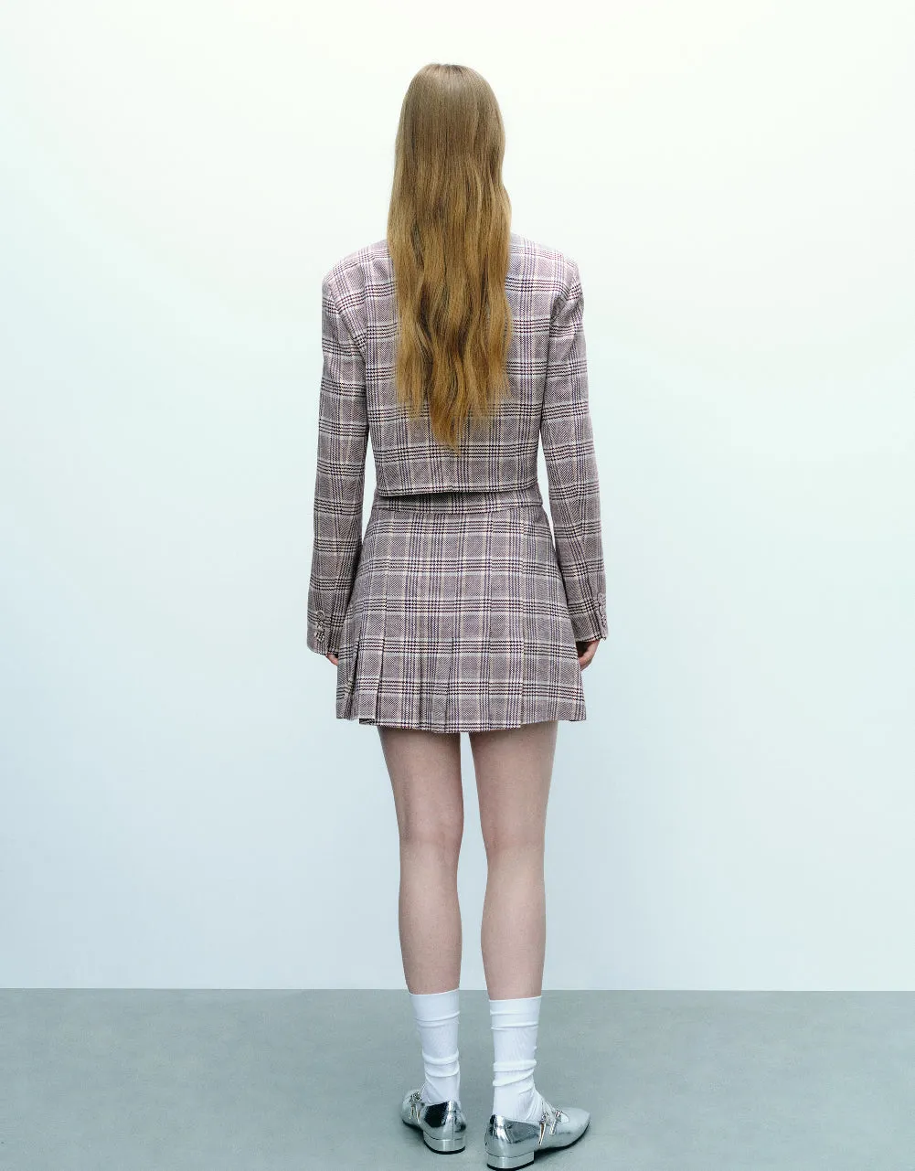 Plaid Mini A-Line Skirt sold by Urban Revivo product image thumbnail 5