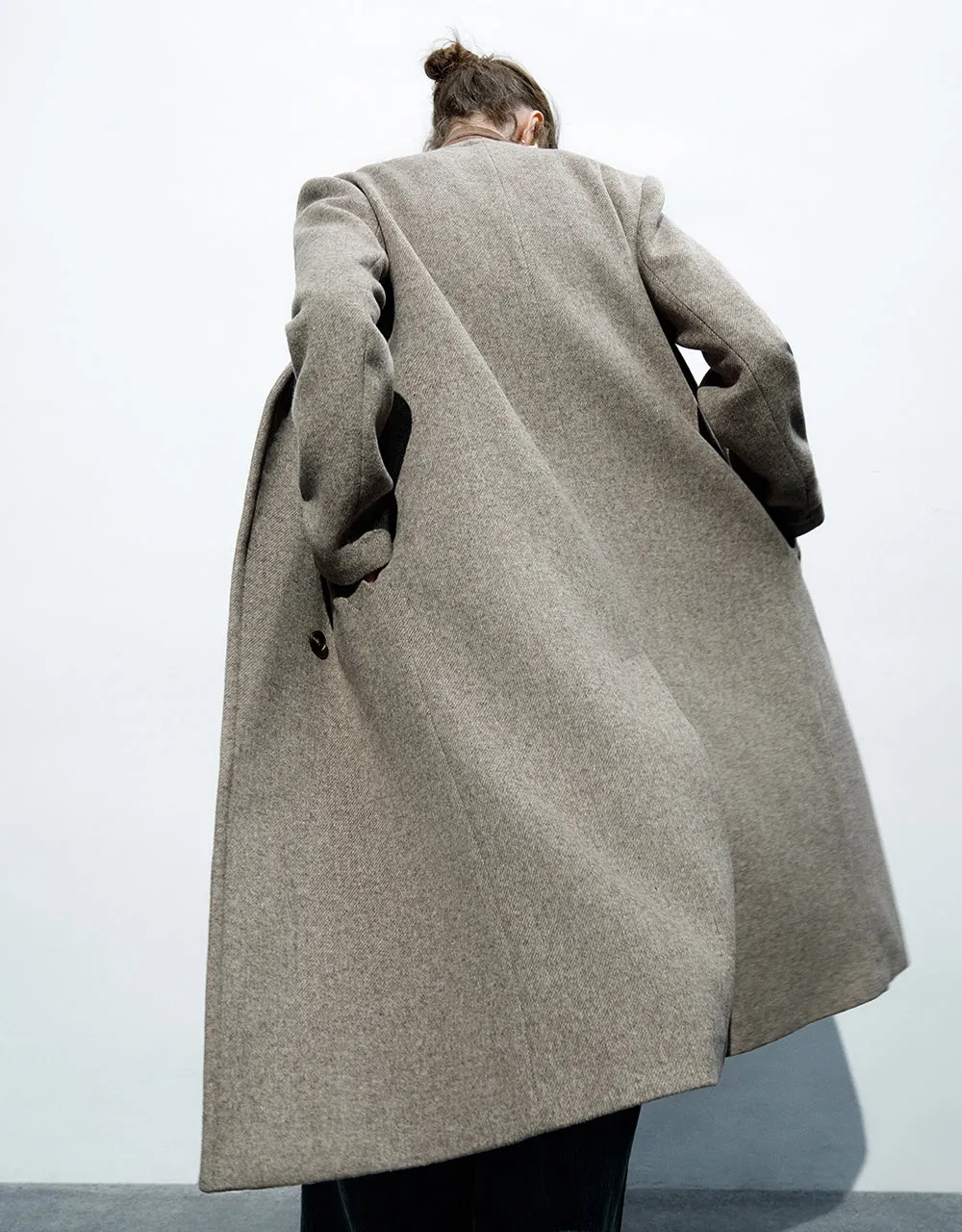 Double Breasted Blazer Coat sold by Urban Revivo product image thumbnail 4