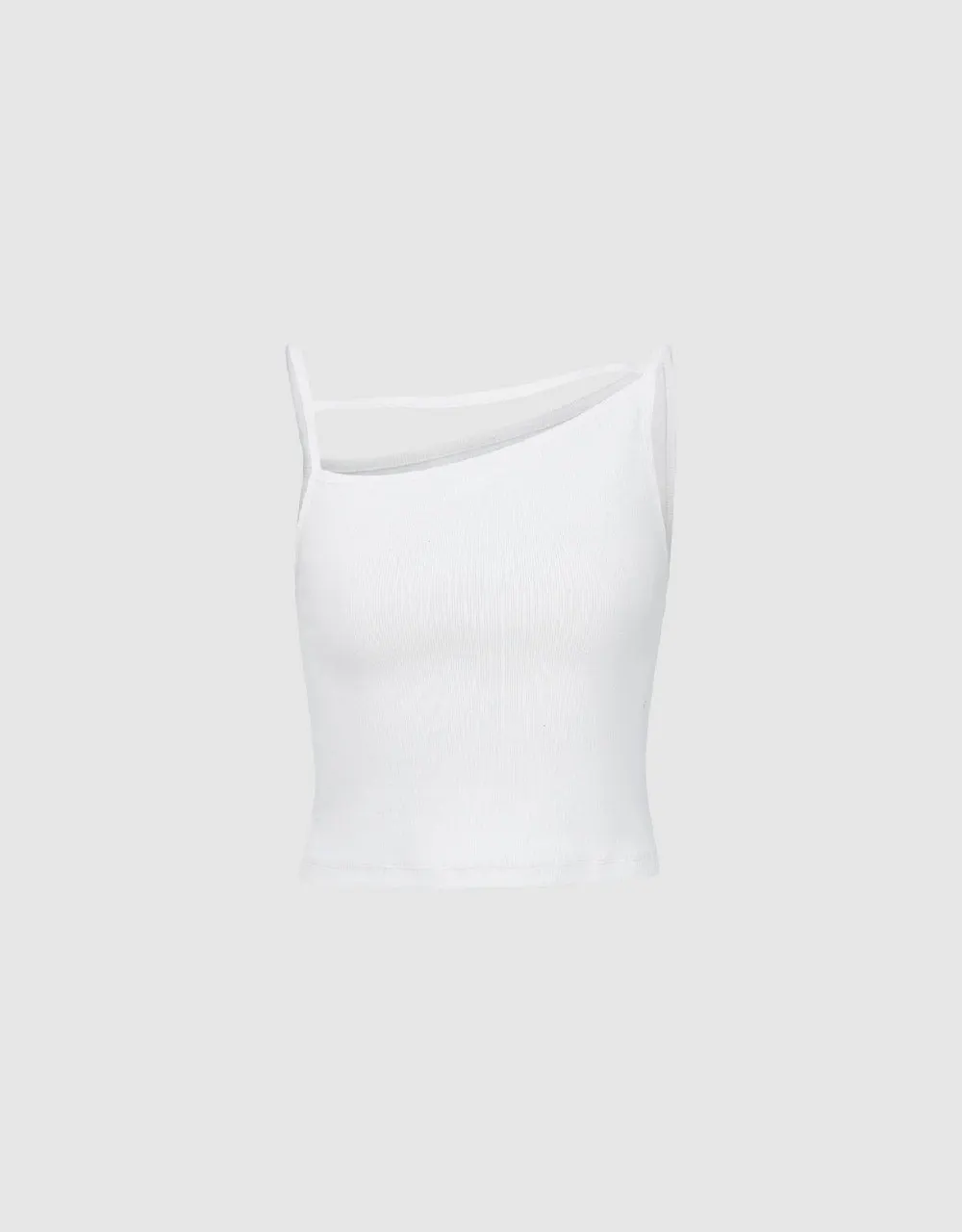 One Shoulder Cropped Cami Top sold by Urban Revivo product image thumbnail 2