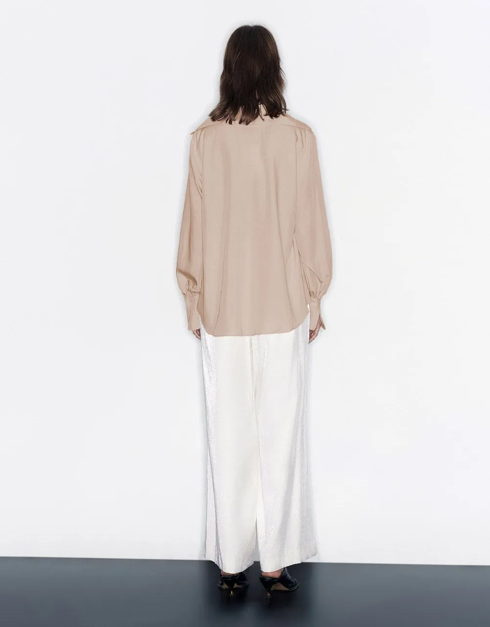 Button Up A-Line Shirt sold by Urban Revivo product image thumbnail 4