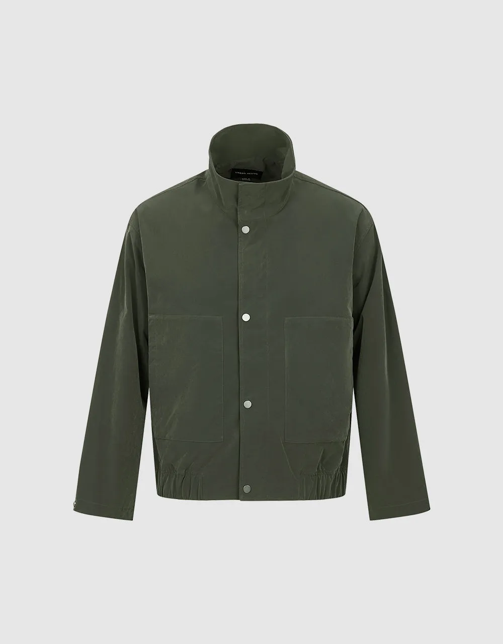 Stand Collar Straight Jacket sold by Urban Revivo product image thumbnail 3