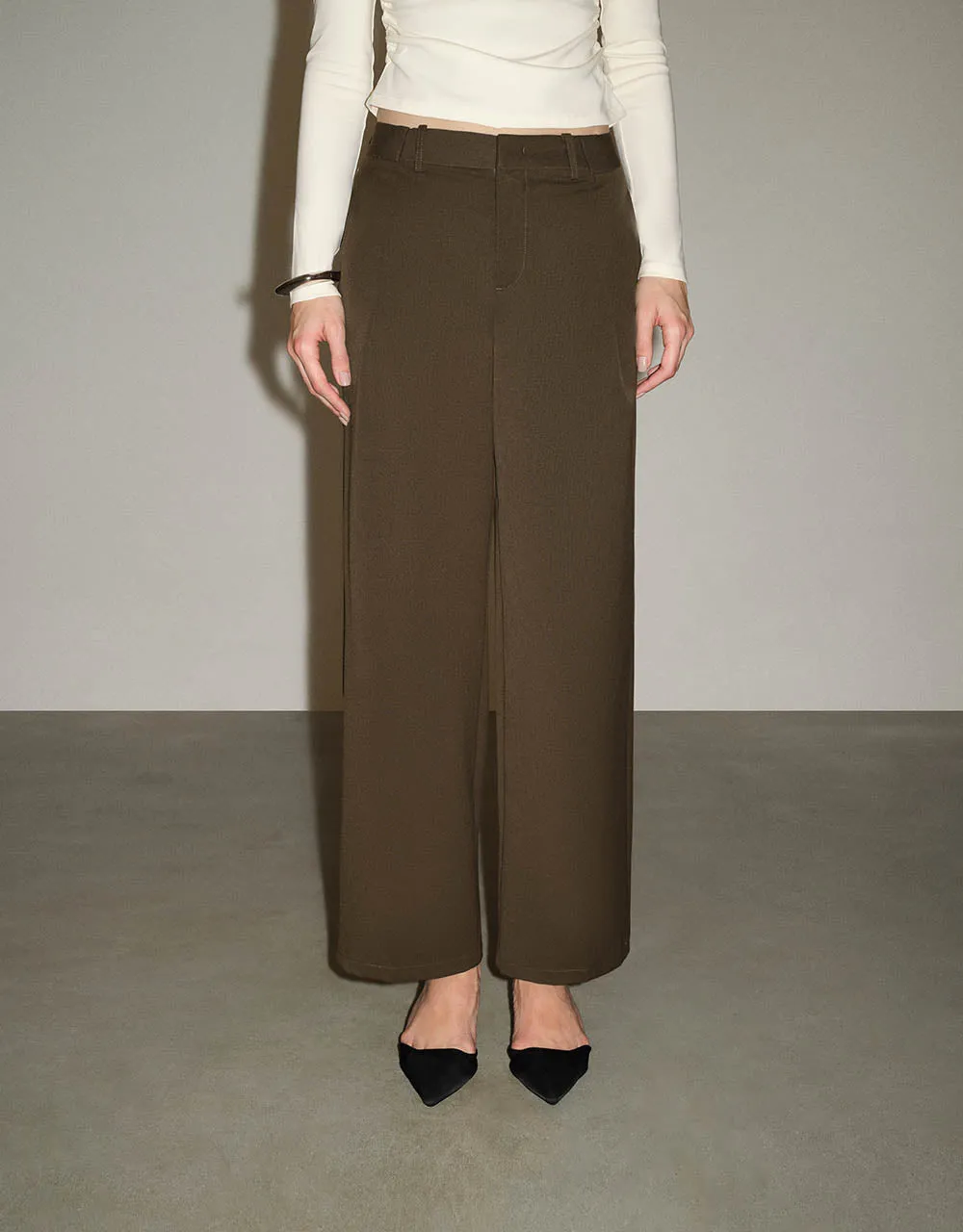 Wide-Leg Pants sold by Urban Revivo product image thumbnail 2
