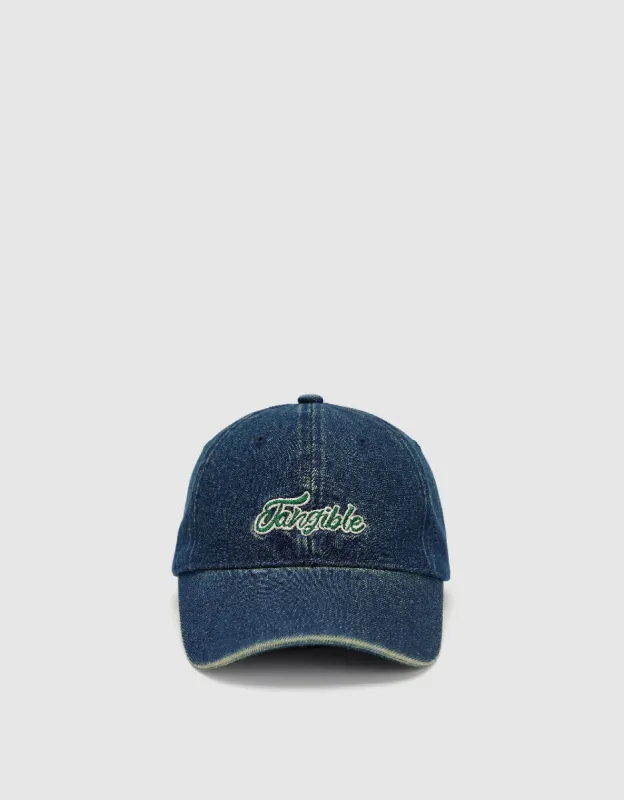 Letter Embroidered Denim Baseball Cap sold by Urban Revivo