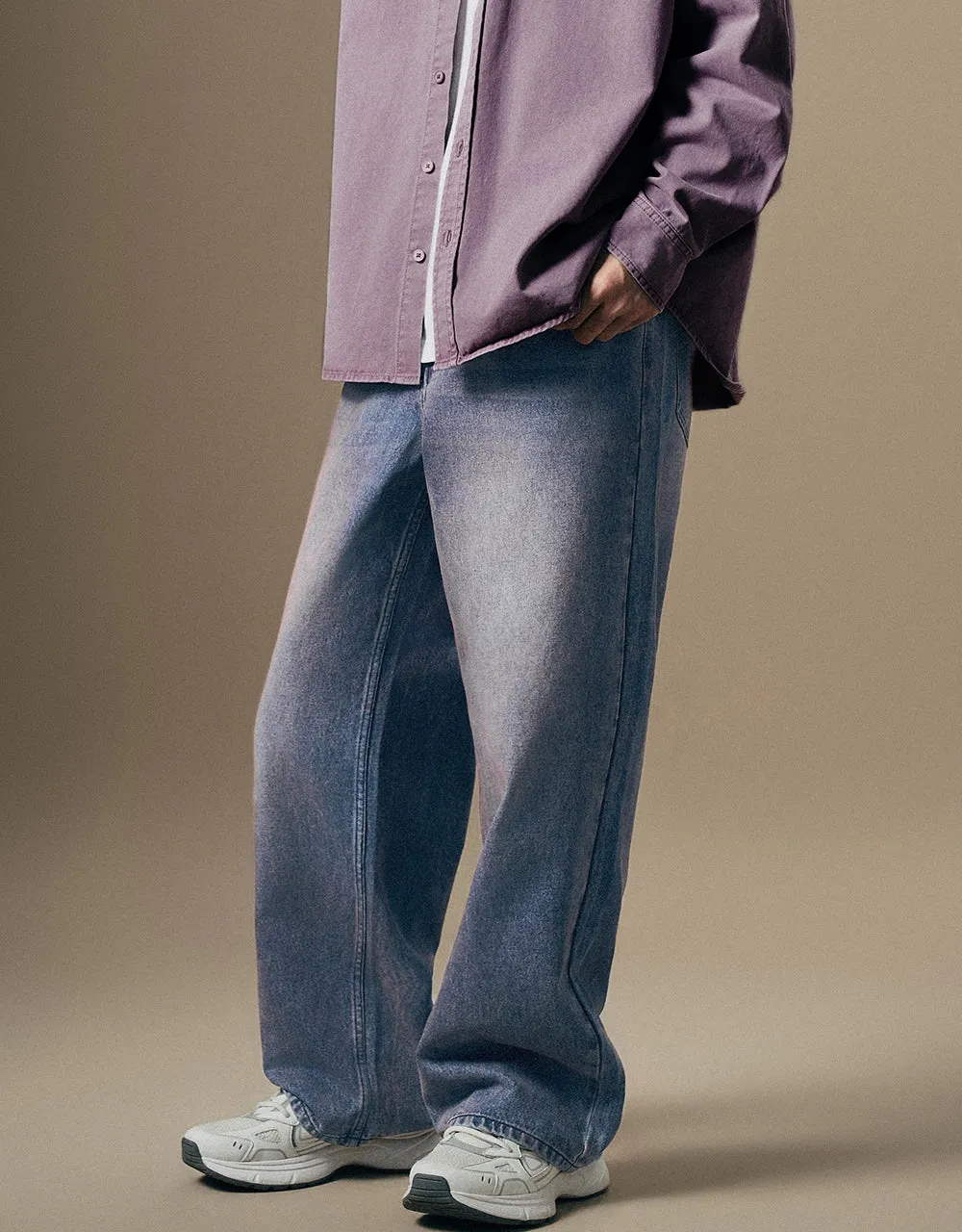 Wide-Leg Jeans sold by Urban Revivo product image thumbnail 4