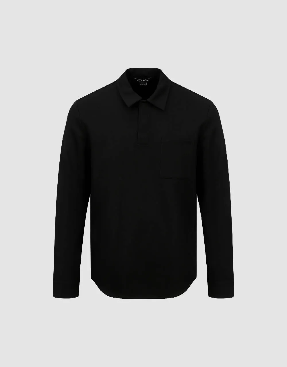 Button Half Placket Straight Polo Shirt sold by Urban Revivo product image thumbnail 2