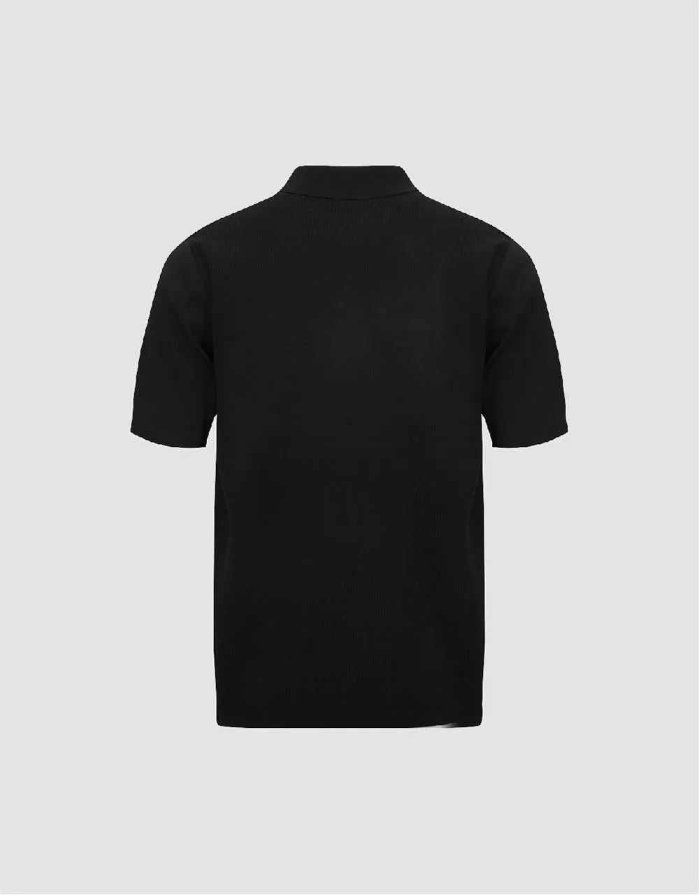Button Half Placket Knitted T-Shirt sold by Urban Revivo product image thumbnail 5