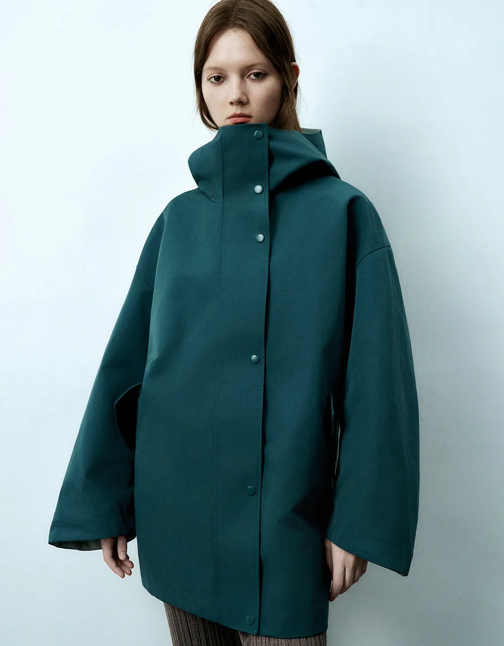 Hooded Straight Jacket sold by Urban Revivo