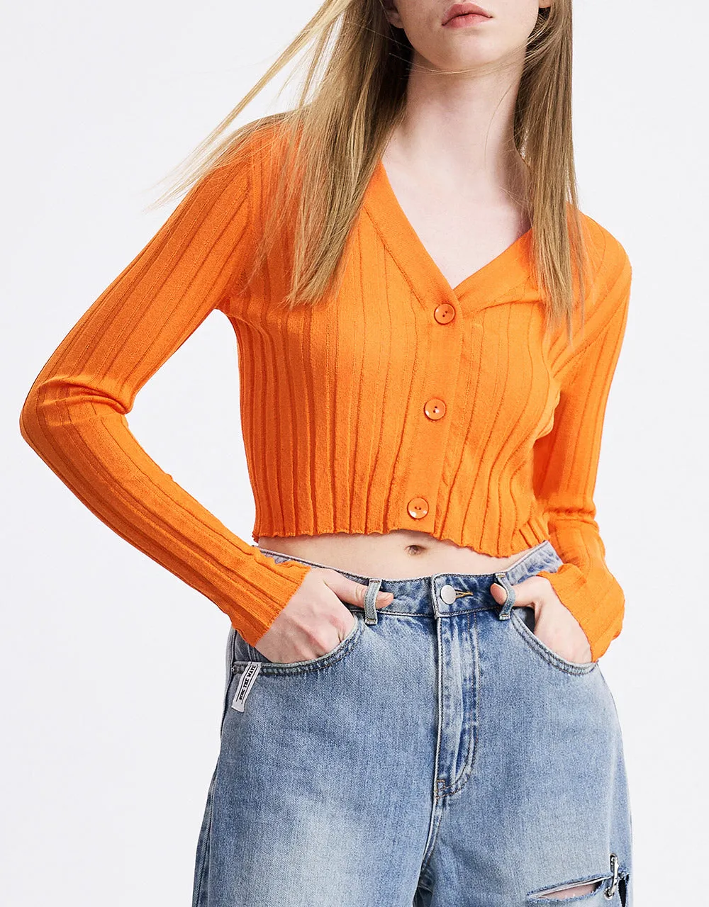 Button Up Fitted Cardigan sold by Urban Revivo product image thumbnail 5