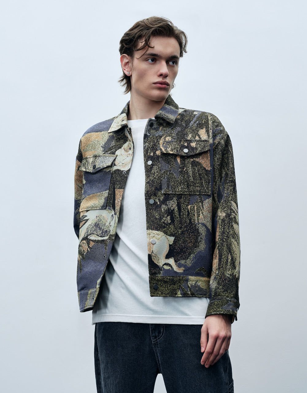 Patchwork Printed Jacket sold by Urban Revivo product image thumbnail 3