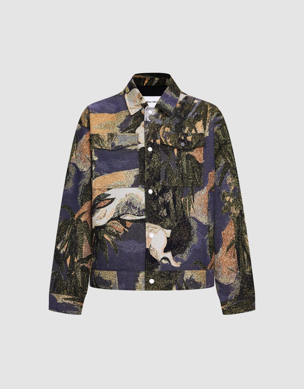 Patchwork Printed Jacket sold by Urban Revivo product image thumbnail 2