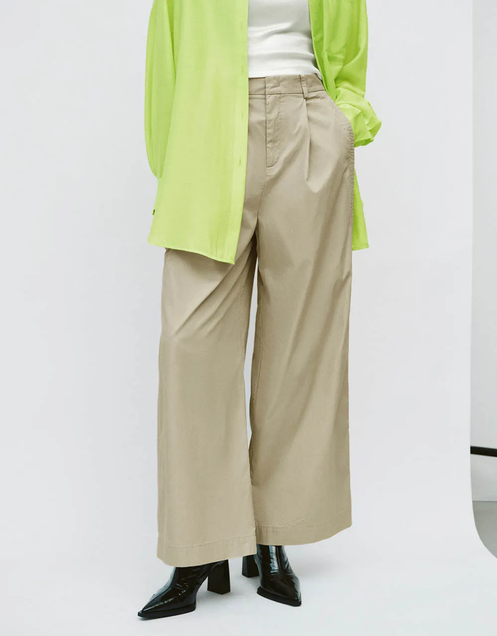 Wide-Leg Pants sold by Urban Revivo product image thumbnail 2