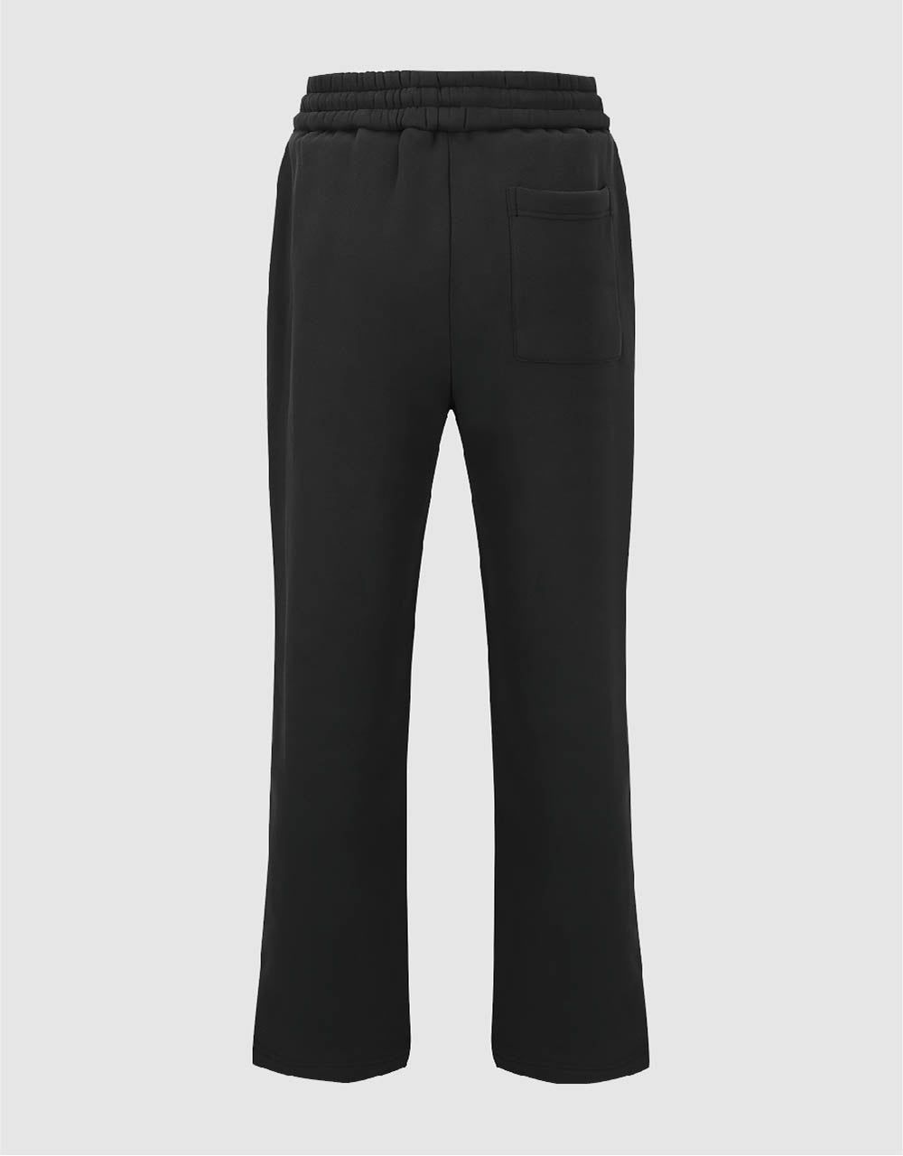 Elastic Waist Knitted Straight Pants sold by Urban Revivo product image thumbnail 3