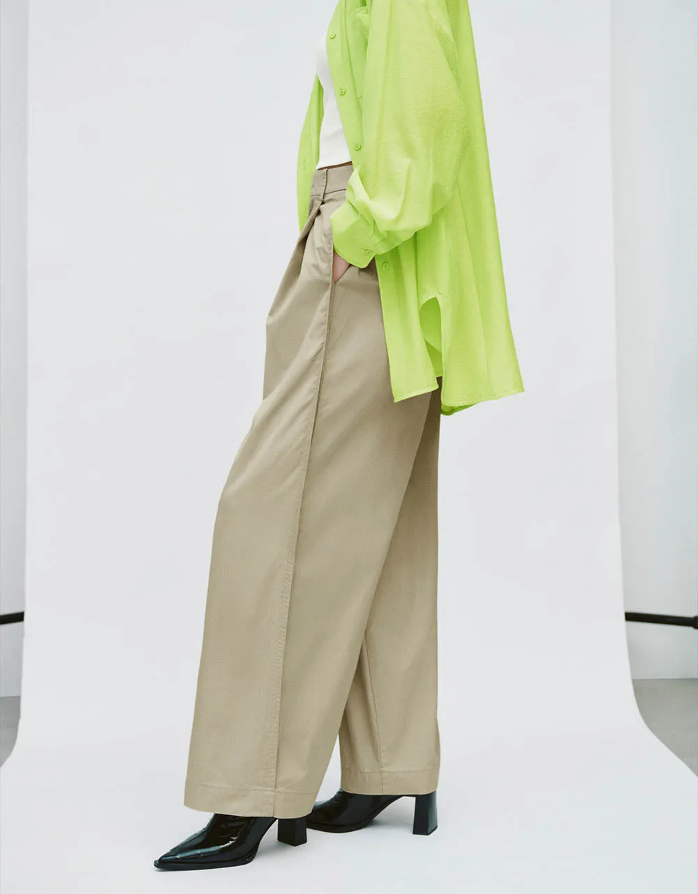 Wide-Leg Pants sold by Urban Revivo product image thumbnail 4