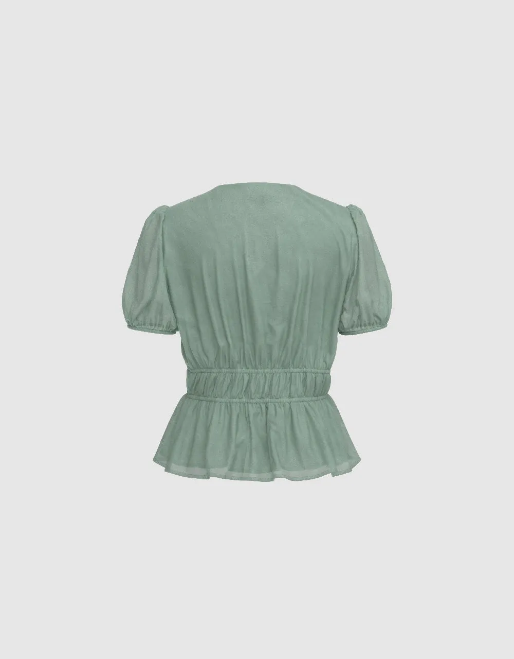 V-Neck Skater Blouse sold by Urban Revivo product image thumbnail 5