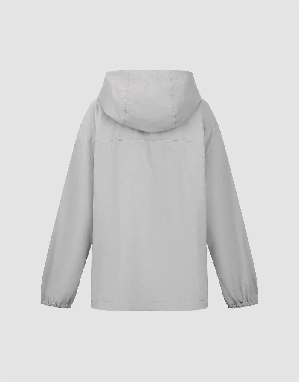Zip Half Placket Hooded Overhead Shirt sold by Urban Revivo product image thumbnail 5