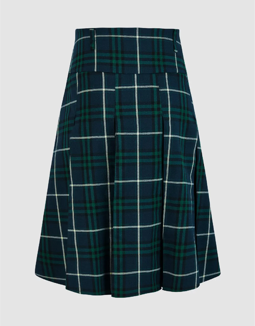 Pleated Plaid Midi A-Line Skirt sold by Urban Revivo product image thumbnail 3