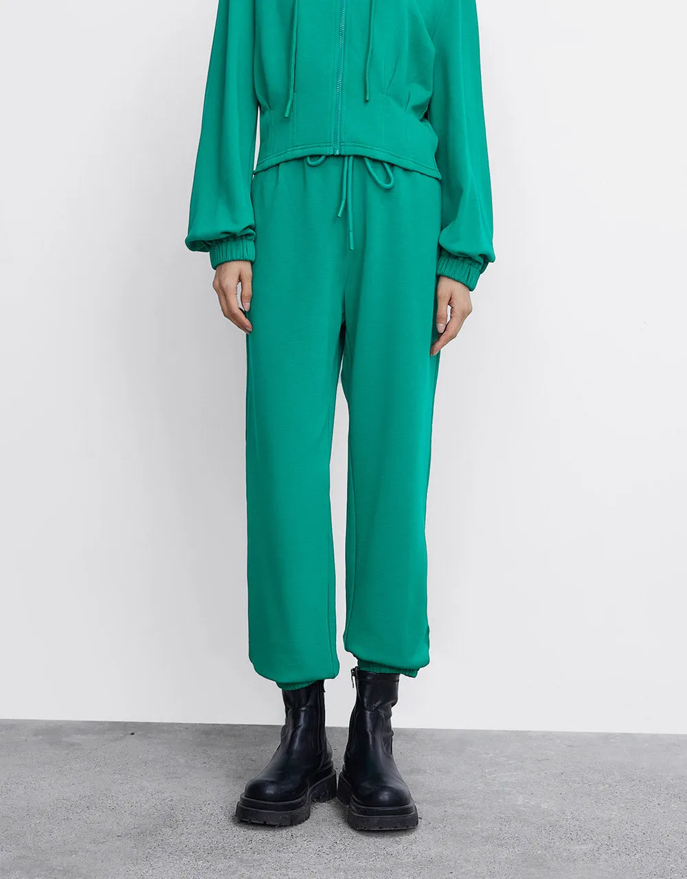 Plain Drawstring Waist Joggers sold by Urban Revivo product image thumbnail 2