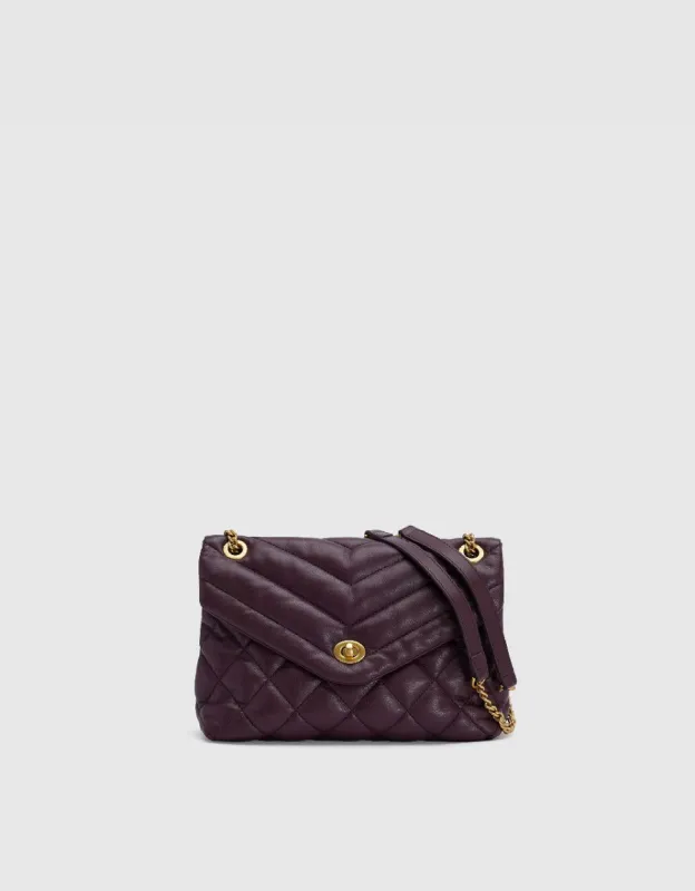 Quilted Vegan Leather Shoulder Bag sold by Urban Revivo