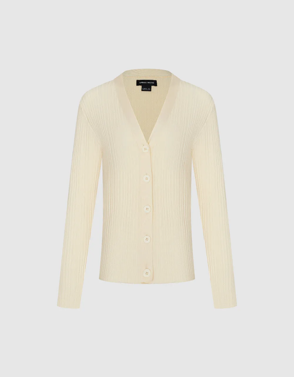 V-Neck Knitted Cardigan sold by Urban Revivo product image thumbnail 2
