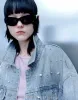 Rhinestone Décor Button Up Denim Jacket sold by Urban Revivo