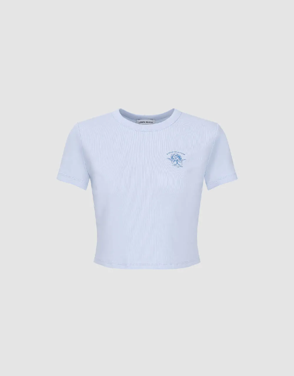 Printed Crew Neck T-Shirt sold by Urban Revivo product image thumbnail 2